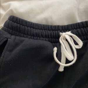 Black Cotton Joggers